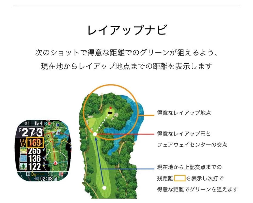 ショットナビ クレスト2タッチ ホワイト