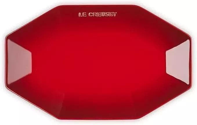 LECREUSET ル・クルーゼ オクタゴンプレート チェリーレッド 4種 新品