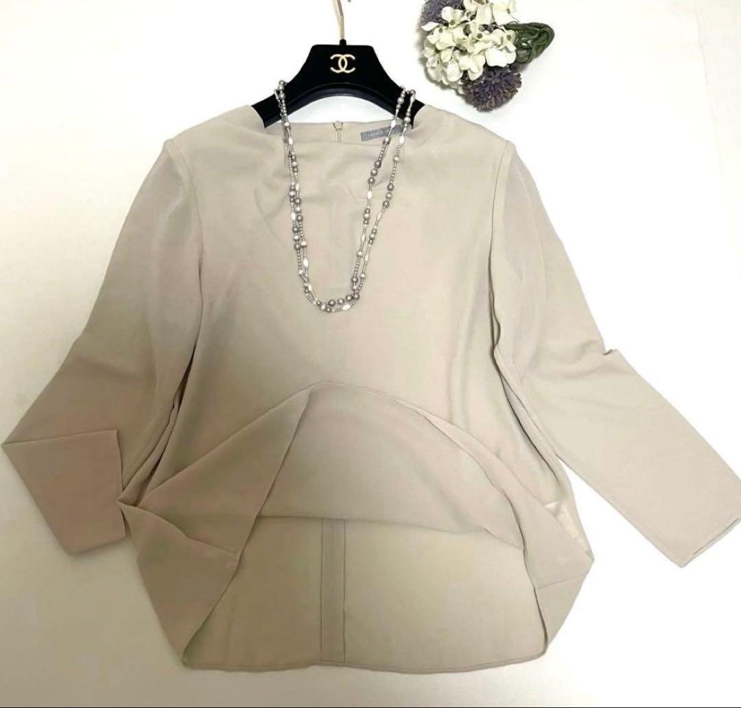 【美品】Theory luxe セオリーリュクス ブラウス ベージュ サイズ38