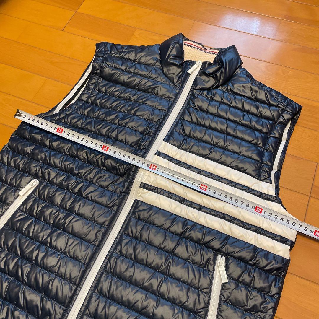 THOM BROWNE. NEW YORK ダウンベスト 紺 サイズ2（L相当）