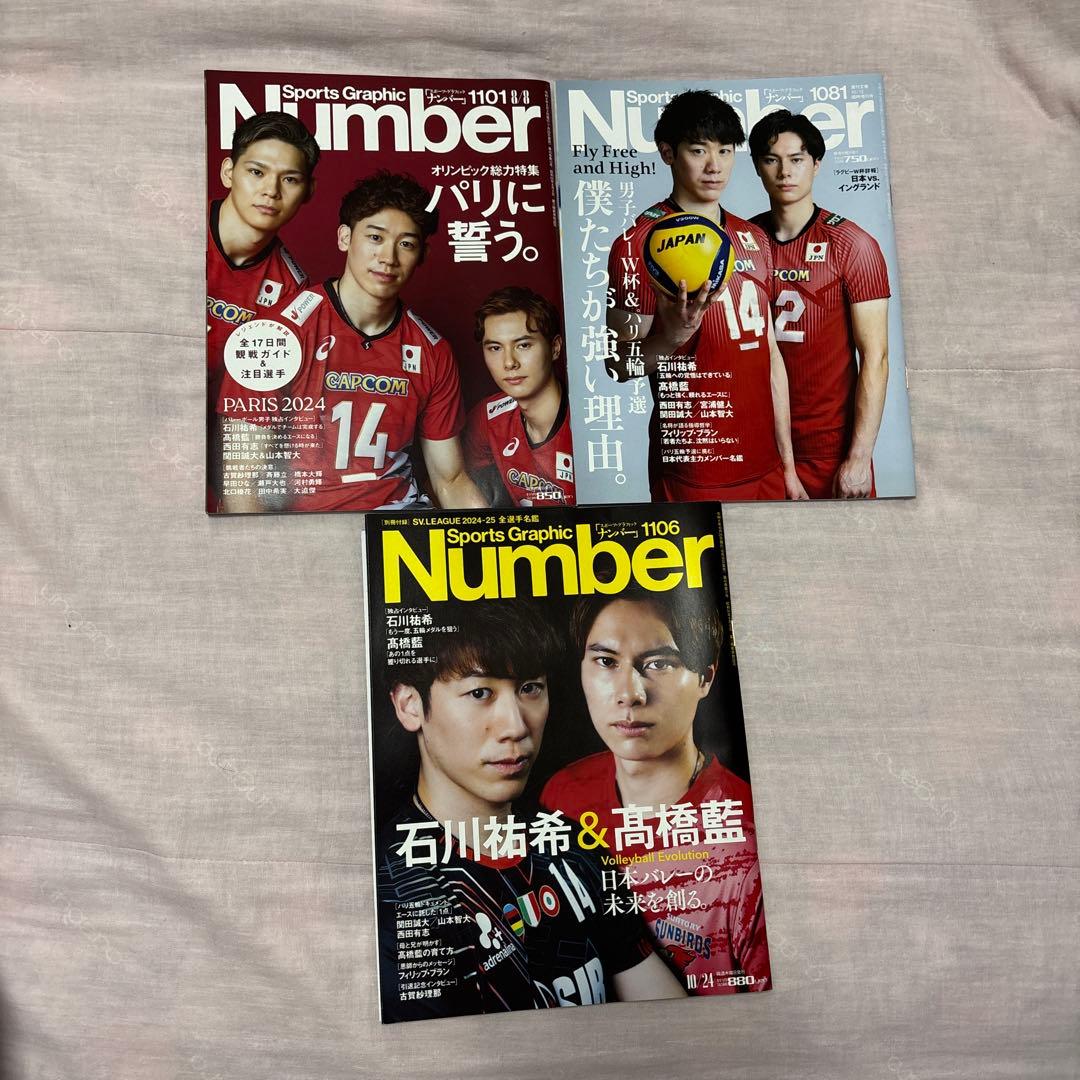 Number ナンバー　雑誌