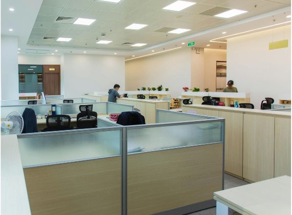 Modern interior design of an office